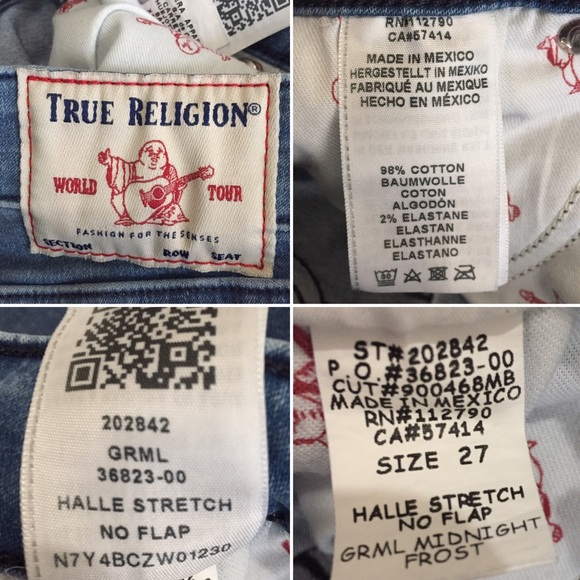 True Religion Halle Mid Rise Super Skinny Jeans - Picture 11 of 11